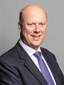 Chris Grayling Official Portrait