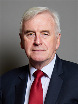 John McDonnell Official Portrait