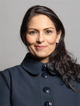 Priti Patel Official Portrait